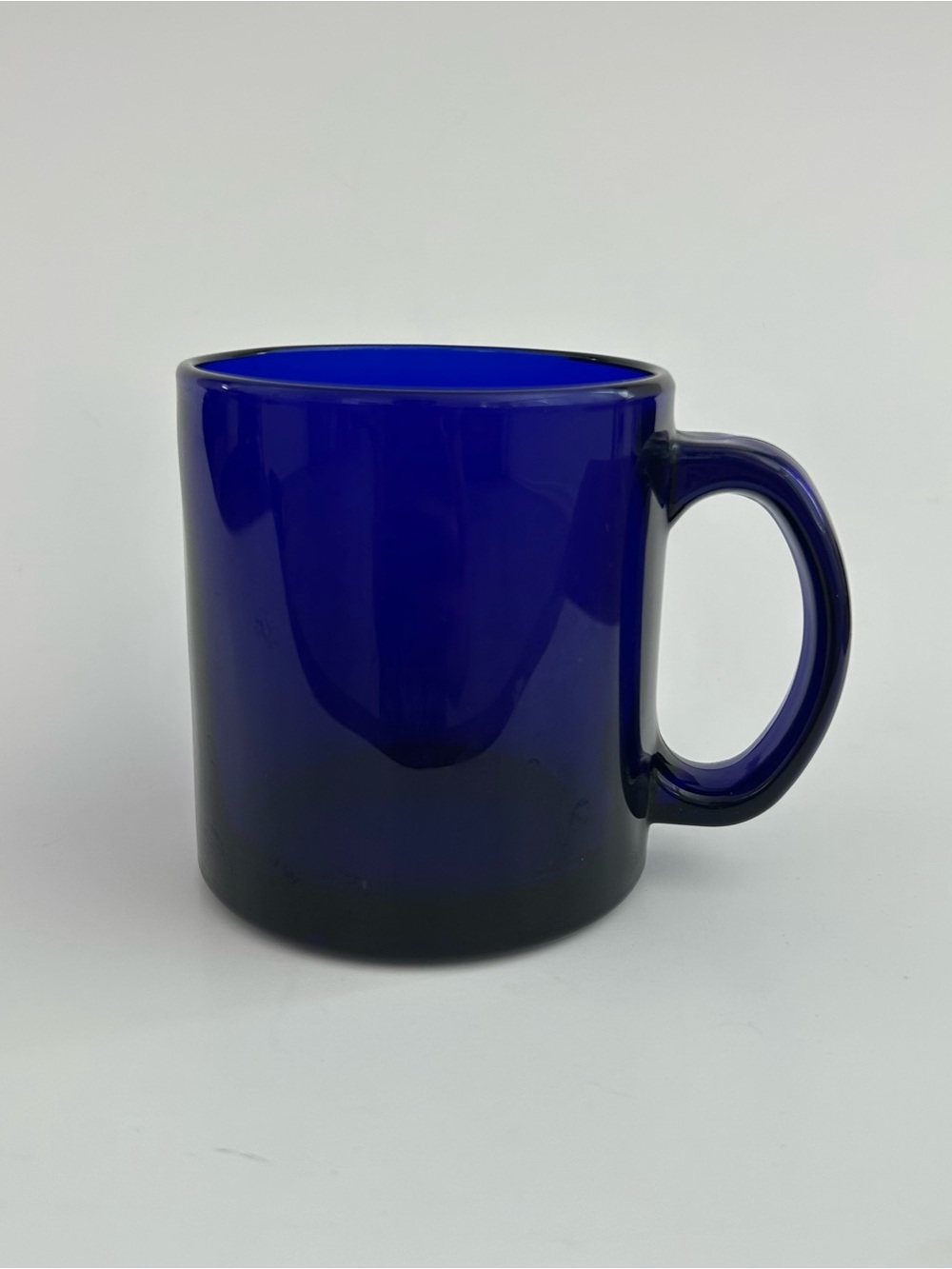 Vintage Libbey Cobalt Blue Glass Coffee Mug